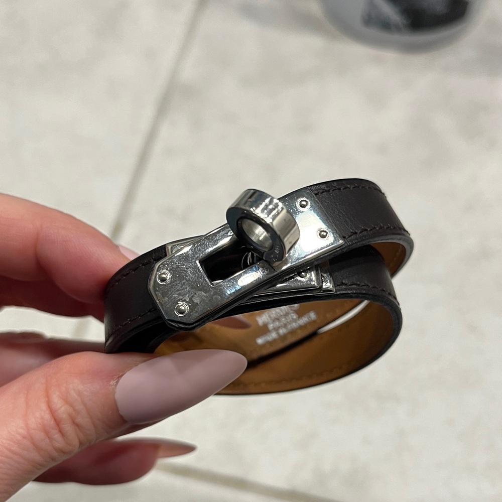 Hermes Swift Leather Bracelet